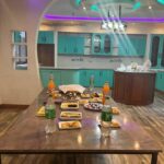 kitchen and dining